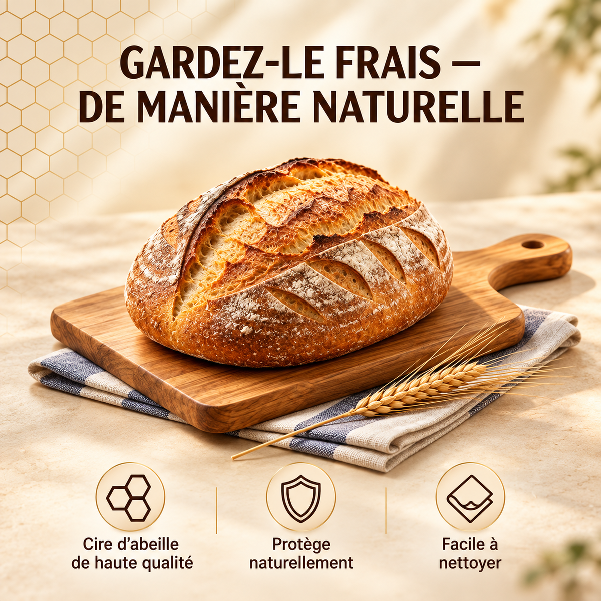 Le plaisir du pain frais plus longtemps. Moins de gâchis. Plus d'économies.